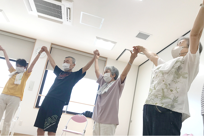 みやぎ県南医療生協の脳トレ教室の様子